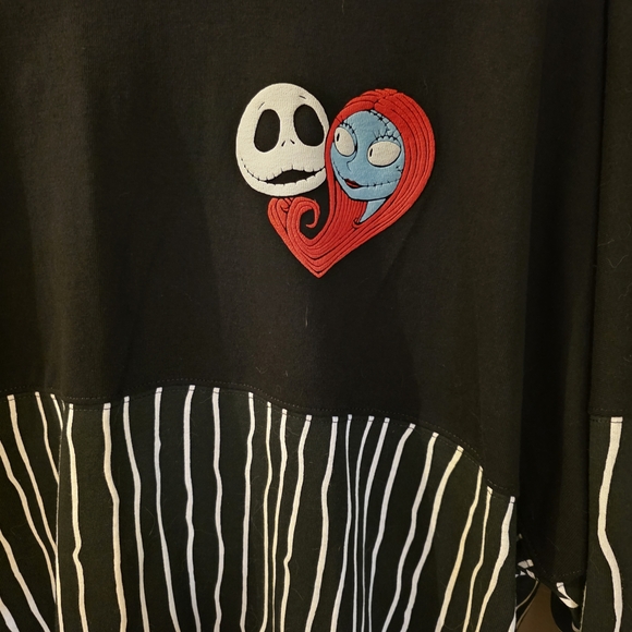 Disney Nightmre Before Christmas Black & White Spirit Jersey - XL - Picture 2 of 4